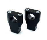 Black raisers 52mm/72mm for handle bar 28.6mm 