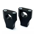 Black raisers 52mm/72mm for handle bar 28.6mm 
