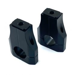 Black raisers 52mm/72mm for handle bar 28.6mm 