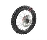 Roue Complete Dirt Bike Avant 10" Acier (axe 15mm)