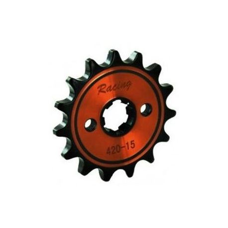 Pignon de sortie de boite Racing 420 13D 17mm Jaune