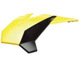 Ouie de radiateur gauche Pit Bike YCF bi-color NOIRE/Jaune