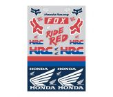 Planche de Sticker Fox Honda