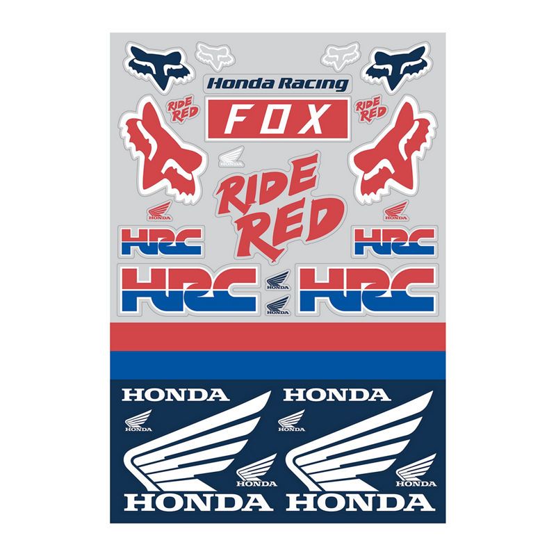 Planche de Sticker Fox Honda