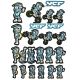 Planche de Stickers YCF
