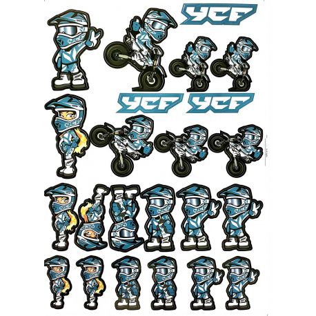 Planche de Stickers YCF