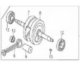 Crankshaft 150cc YX
