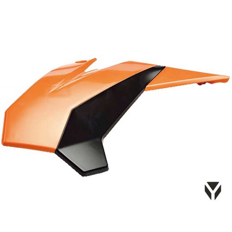 Left Front Plastic YCF bi-color Black/Red