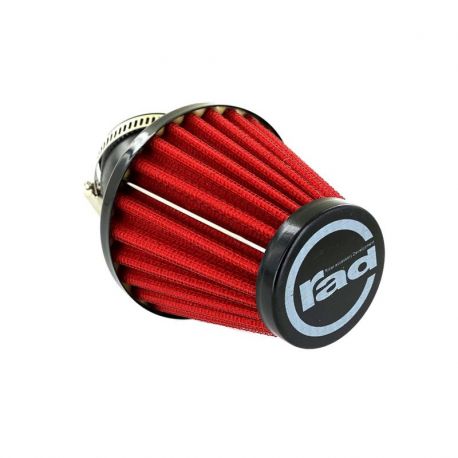 filtre à air cornet rouge 35-38mm - Dirt Bike