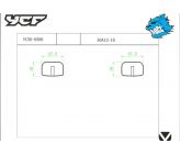 YCF Plaquettes de frein av/ar 50A