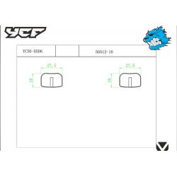 YCF Plaquettes de frein av/ar 50A