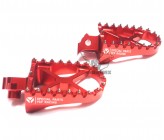 Cale Pied CNC Rouge YCF pour Dirt Bike