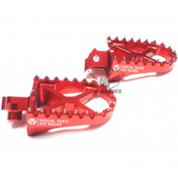 Cale Pied CNC Rouge YCF pour Dirt Bike