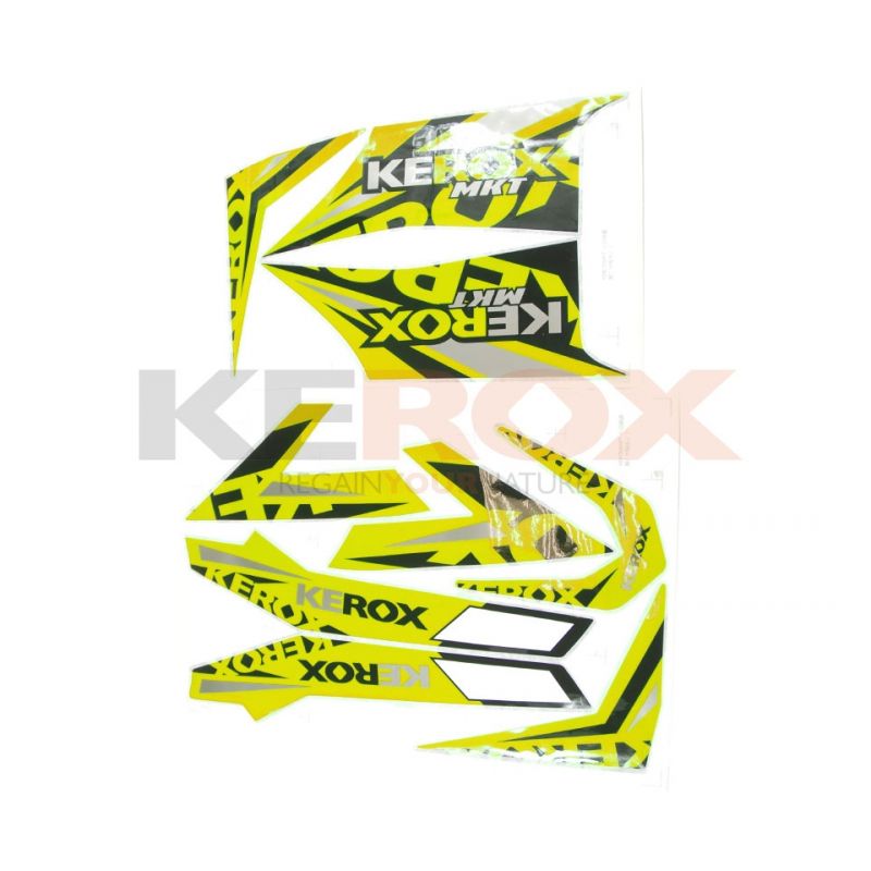 kit decoration kerox MKT Jaune de quad enfant