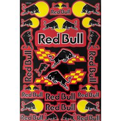 Scheda adesiva Red Bull 