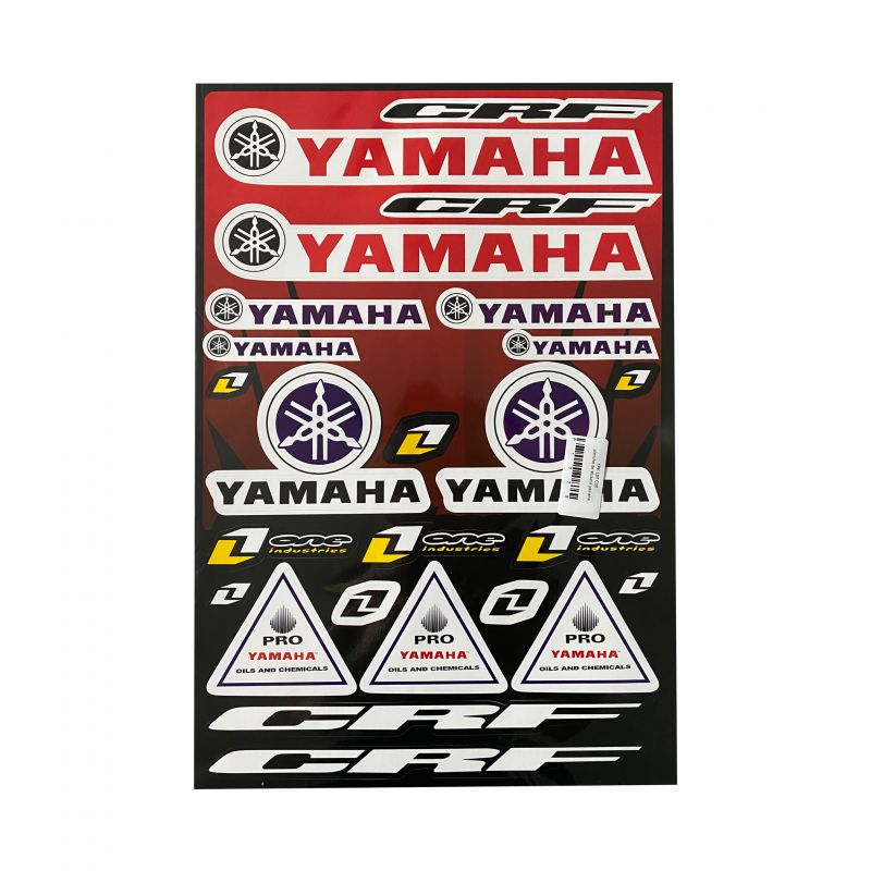 Planche de stickers yamaha