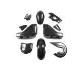 kit plastique de moto enfant e-fat kids noir