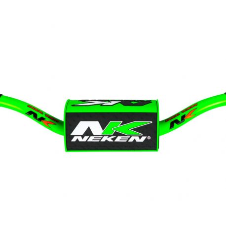 Guidon Alu T6 NEKEN 28,6mm - Green/Black