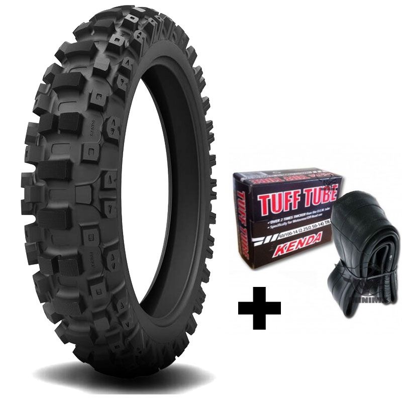 Off Road Tyre 12'' Rear + Ultra Heavy Inner Tube KENDA CARLSBAD