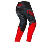 Pantalon Enfant O'Neal Element CAMO Noir/Rouge (2022)