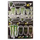 Scheda stickers Monster Energy