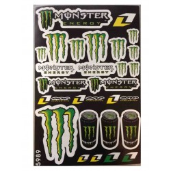 Scheda stickers Monster Energy