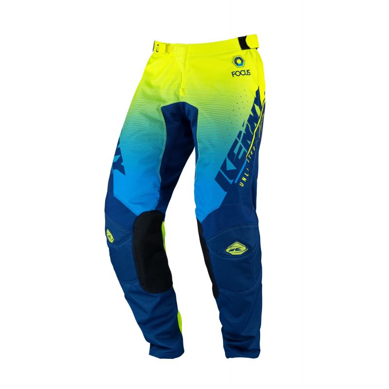 Pantalon Enfant KENNY RACING TRACK FOCUS Jaune (2022)