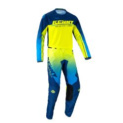 Pantalon Enfant KENNY RACING TRACK FOCUS Jaune (2022)