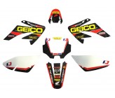 Kit Déco GEICO CRF70 pour Dirt Bike, Pit Bike