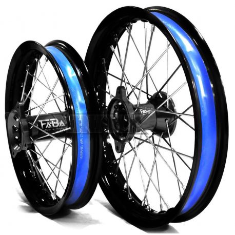 Jante FABA 12"/14" CNC Rouge