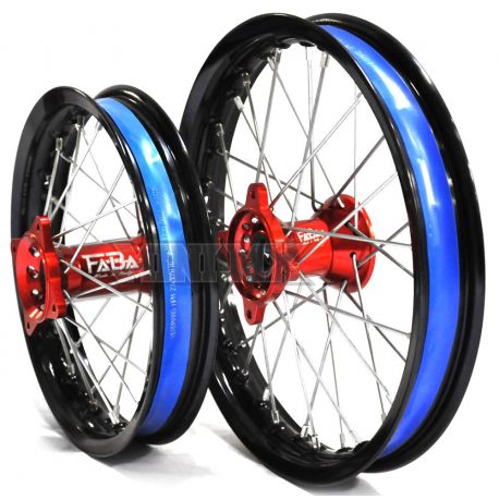 Jante FABA 12"/14" CNC Rouge