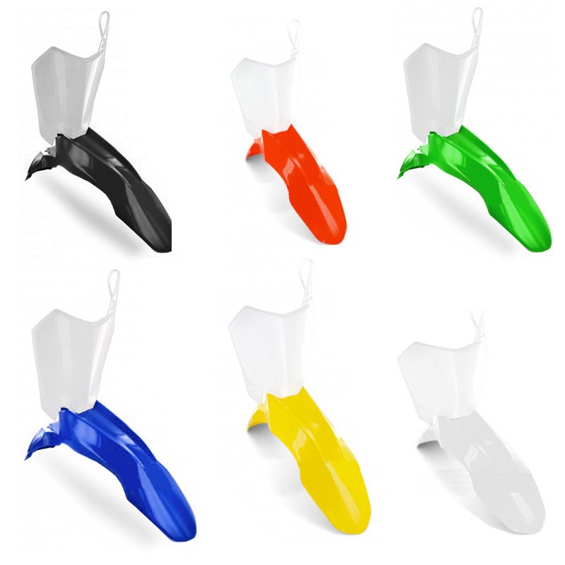 Number Plaque + Front Guard Plaque CRF110 Red Number Plaque + Front Guard Plaque CRF110 Red