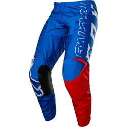 PANTALON FOX 180 SKEW T32 - BLANC/ROUGE/BLEU