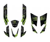 Kit décoration QUAD Wheely 49cc Monster Energy