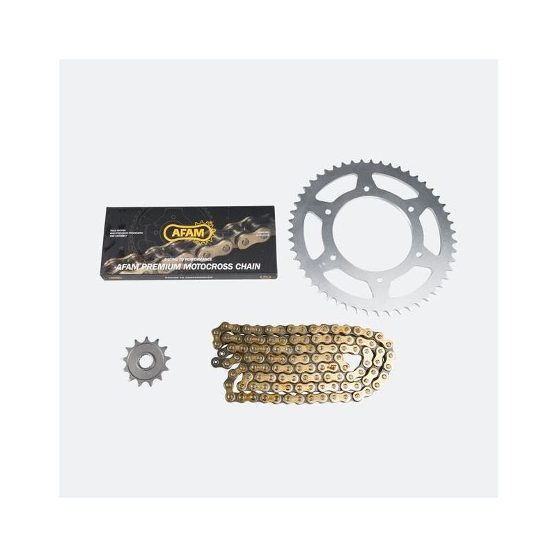 Kit chaîne AFAM 428MX 14/46 standard - couronne ultra-light