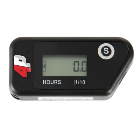 Compteur d'heure Vibration Rouge