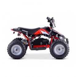 POCKET QUAD ÉLECTRIQUE 800W ENFANT KEROX E-REX BW6 Rouge