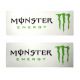 Stickers braccio oscillante Monster energy X2