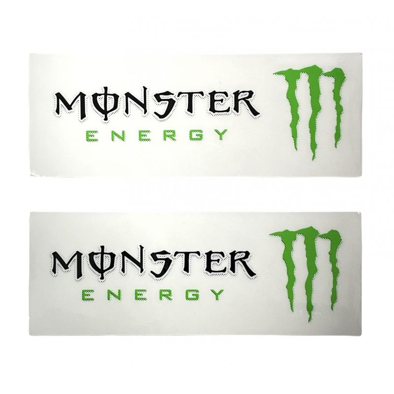 Swing Arm Monster Stickers x2