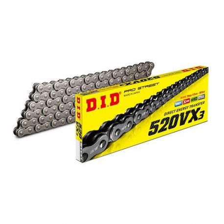 Chaine Motocross DID520VX3(B&B) x 118 mail. FJ