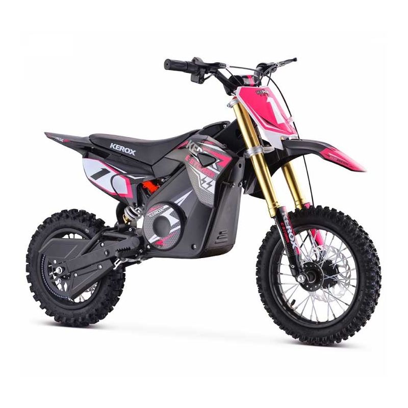 Dirt Bike elettrica per bambini - 1200W - KEROX E-STORM - Rosa