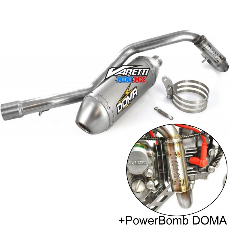 Exaust DOMA Racing Sil MX + Ligne INOX RFZ