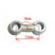 Connettore testa cilindro 8mm lunghezza 22mm