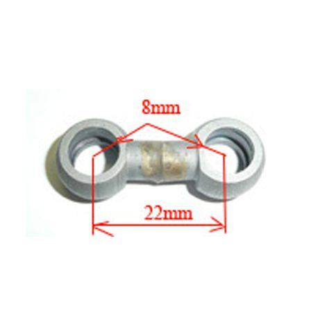 Raccord de culasse 8mm longueur 22mm