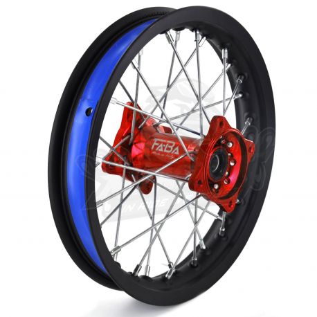 CNC Rims FABA 12" Rear CNC Red