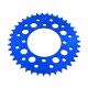 Couronne 4Perf 420 CNC 7075 T6 Ø76mm (39, 41 dents) - Bleu