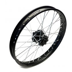 Jante Dirt Bike Avant 19" Acier Noir (axe 15mm)