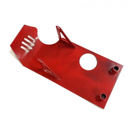 sabot moteur acier rouge
