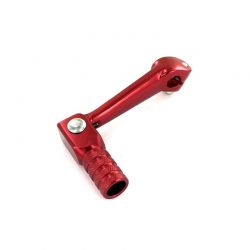 Pedalina Cambio Corto 4Perf Titanium Rosso