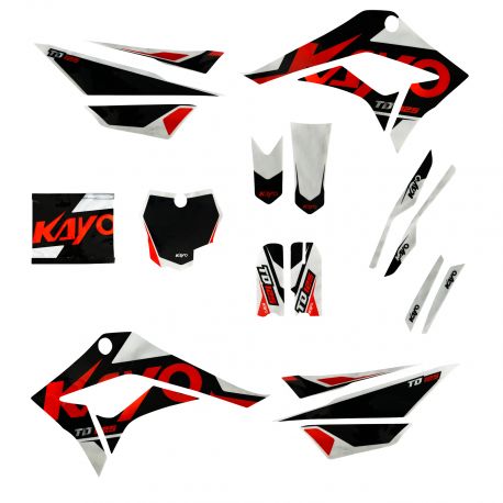 Kit décoration d'origine 2022 Kayo TD125 - Dirt Bike